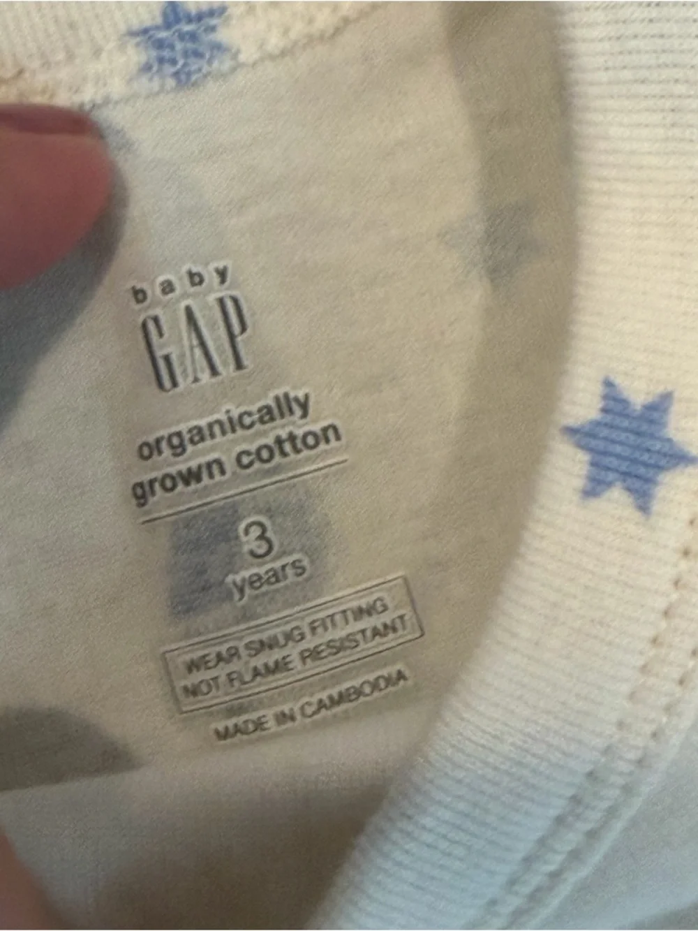 Baby Gap Hanukkah Menorah Dreidel Organic Cotton Pajama Set Kids 3‎ Years Blue